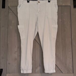 Sonoma Light Gray Khaki Cargo Pants